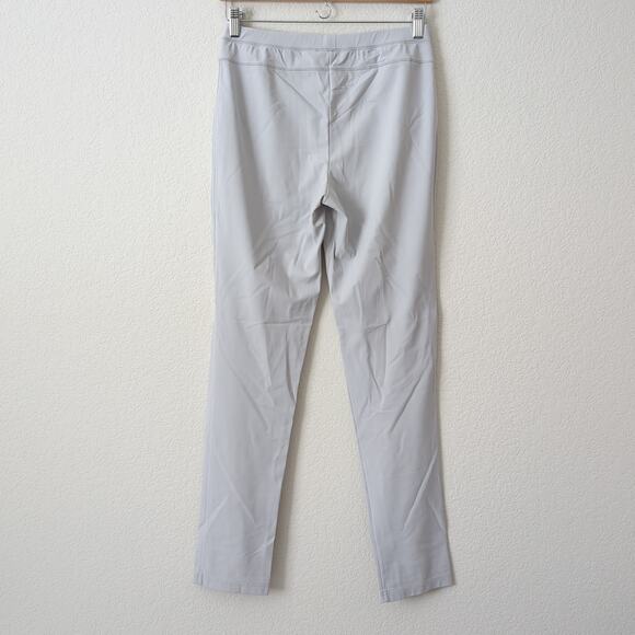 PRADA Women's Pants Large Pull On Equestrian Gray Leggings Made in Italy Trouser - Picture 3 of 7